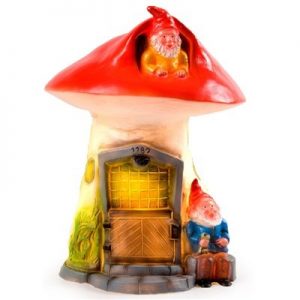 Heico lamp Paddestoel met twee kabouters