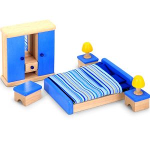 Pintoy Poppenhuis meubeltjes slaapkamer
