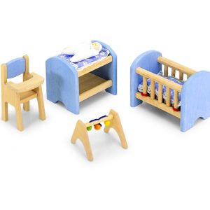 Pintoy poppenhuis meubeltjes babykamer