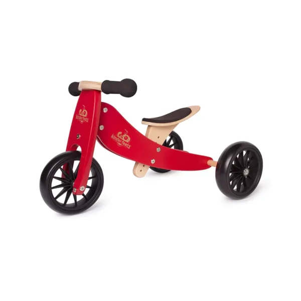 Kinderfeets Tiny Tot 2-in-1 Loopfiets Rood