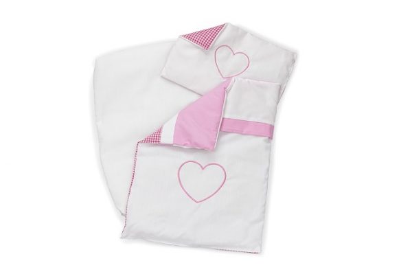 New Classic Toys Poppenbeddengoed roze