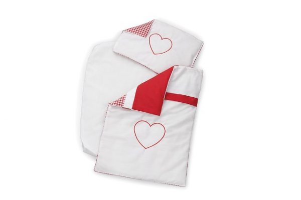 New Classic Toys Poppenbeddengoed rood