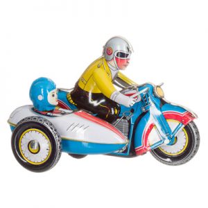 Motor met zijspan MS709