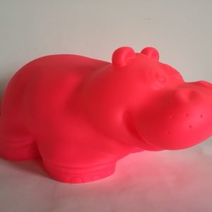 Heico Lamp Hippo Neon Roze