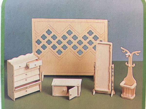Bouwpakket Poppenhuis Meubeltjes Hal