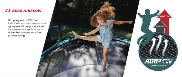 Berg  Champion Inground Grijs 330 + Safety Net Deluxe - Afbeelding 5