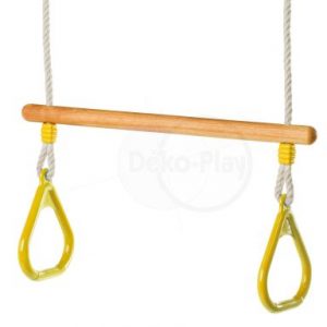 Déko-Play Trapeze met Ringen Geel