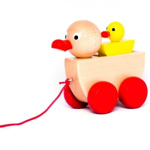 Miva Trekfiguur met Jong Blank hout