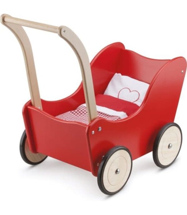 New Classic Toys poppenwagen, Rood