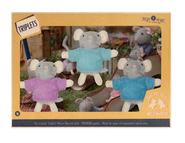 Het Muizenhuis Knuffel Muis De Drieling