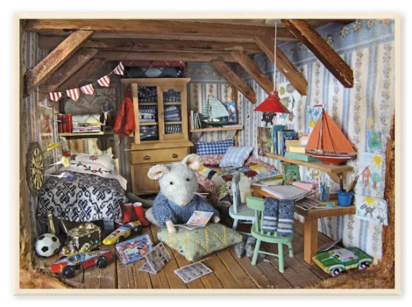 Het Muizenhuis Puzzel Sam's Slaapkamer