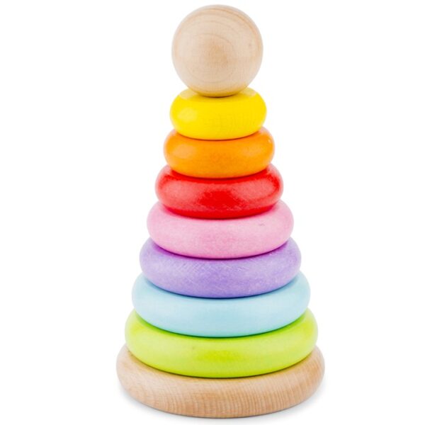 New Classic Toys Stapeltoren Regenboog
