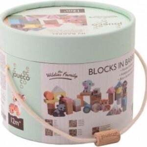 Jouéco The Wildies Familie Blokkenton 50 stuks