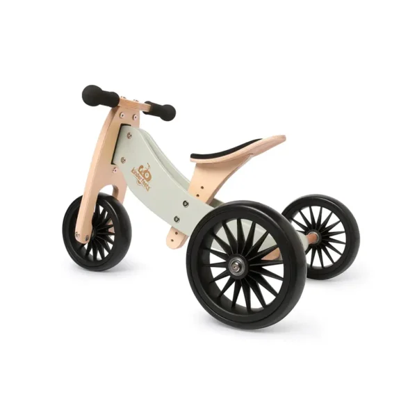 Kinderfeets Tiny Tot Plus 2-in-1 Loopfiets Silver Sage
