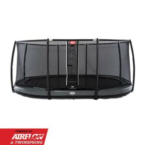 Berg Grand Elite Inground 520 Grijs + Safety Net de Luxe