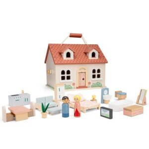 New Clasic Toys Vouwbaar Poppenhuis