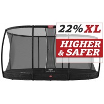Berg Grand Champion Inground 520 Zwart + Safety net Deluxe XL