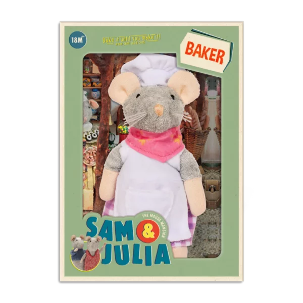Het Muizenhuis - Knuffel Muis De Bakker
