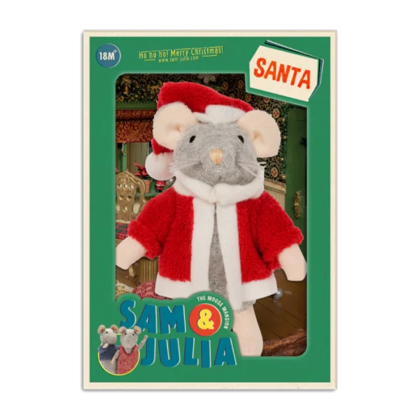 Het Muizenhuis - Knuffel Muis Kerstman